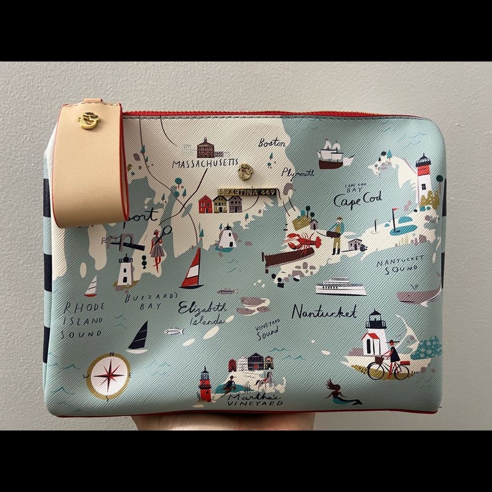 Spartina NORTHEASTERN HARBORS CARRY ALL CASE
New W/out Tags